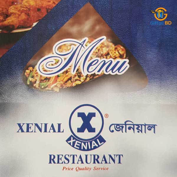 Xenial Restaurant Menu - Make your own Package