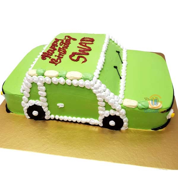 Car shaped cake for kids
