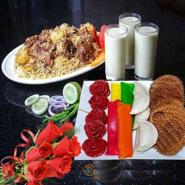 Sultan dine Kacchi Biryani with pitha