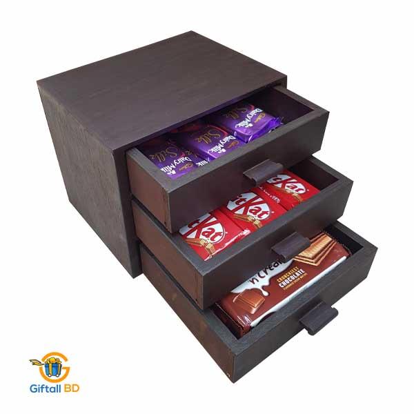 Gift box with chocolate