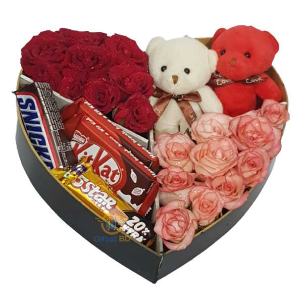 Valentines day gift hamper, Send valentine day gift to Bangladesh