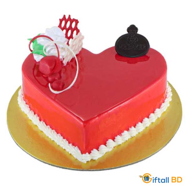 Heart shape cake
