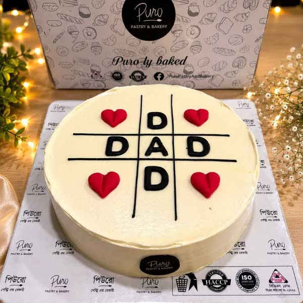Fathers day special design cake