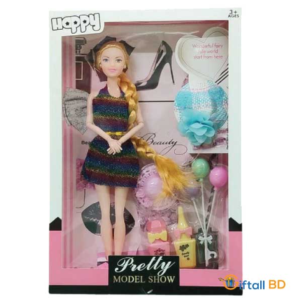 Pretty Model Show Fashion Doll Set with Accessories