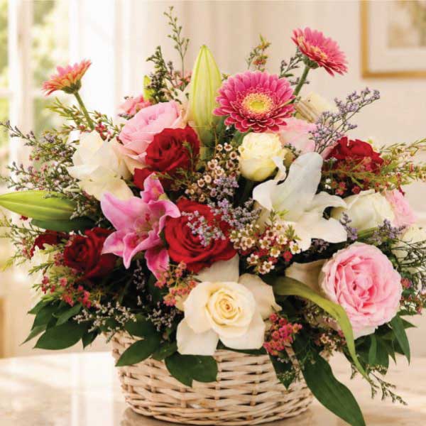 Mix-Flower Basket
